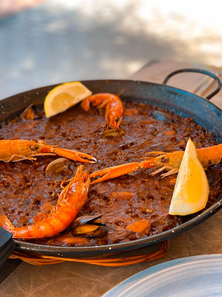 Valencia Paella Garnalen